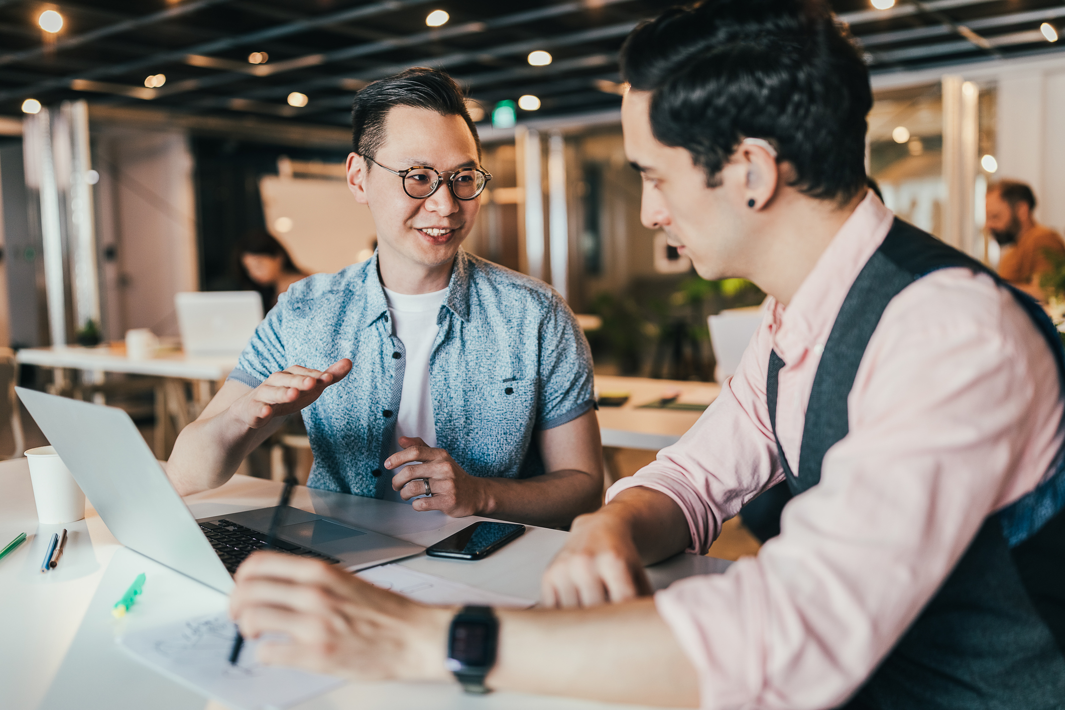 Business Professional In Spite Of Hearing Disability